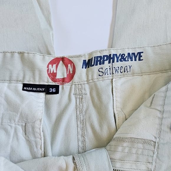 MURPHY & NYE Sailing Regatta Yachting Sportswear Cargo Pants Size 36 - Picture 8 of 10